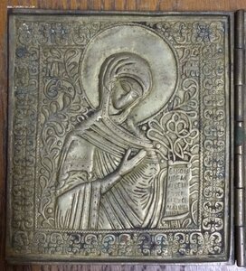Здоровенный складень Деисус. Иисус Христос. Спас.
