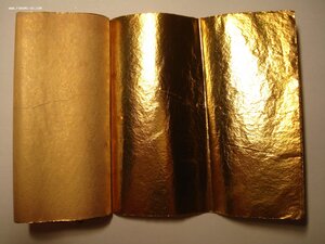 Две книжечки листов сусального золота по 25 листов 115х115мм