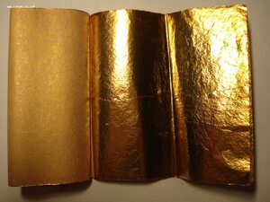 Две книжечки листов сусального золота по 25 листов 115х115мм