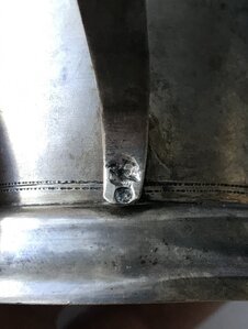 Серебряный подстаканник Милюков