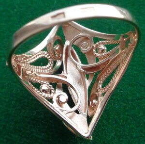 кольцо женское 585 пр