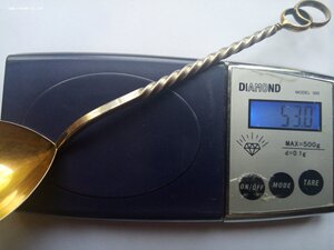 Ложка свадебная 916 проба