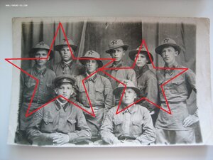Средняя Азия, пограничники в панамах