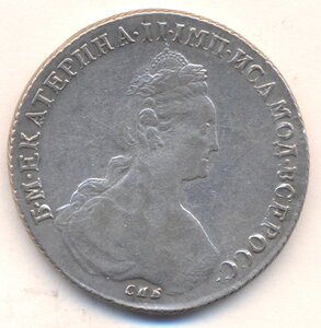 1 рубль 1782 г.