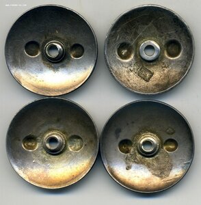 4 серебряные гайки