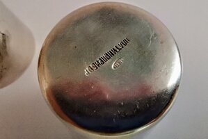 Пара стопок "ПЛАТИНОПРИБОР" серебро