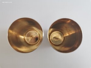 Пара стопок "ПЛАТИНОПРИБОР" серебро