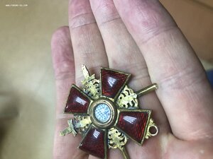 Орден Святой Анны - Капитульный крест фабрики Эдуард