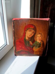 Икона "Казанской Божией Матери" Увеличенный Аналой. Штихельн