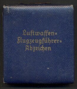 Знак Пилота Люфтваффе в бунте с домиком и экспертизой.