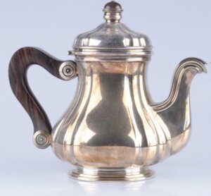 Сервиз чайный, массивный! Бельгия. Серебро! 2 700 гр! Супер