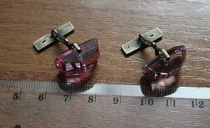 Запонки. СССР. Крупные. Серебро 875, со звездй