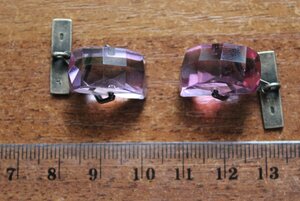 Запонки. СССР. Крупные. Серебро 875, со звездй