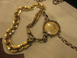 Винтажный мужской браслет с шатленом. МПЦ 1000 р.