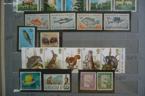 Альбом марки флора фауна острова колонии прочее