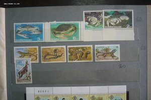 Альбом марки флора фауна острова колонии прочее
