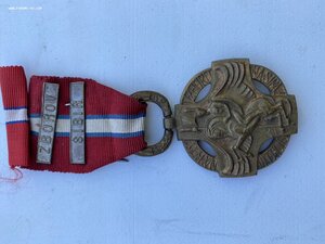 Чехословакия медаль 1918 щиток Сибирь Зборов