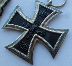 Железный крест 2 кл. 1914 с лентой (LW)