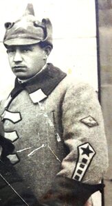 3 большие фото 1920-х Командир полка с ,,разговорами"