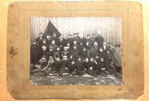 3 большие фото 1920-х Командир полка с ,,разговорами"