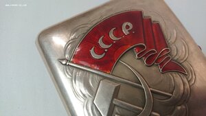 Портсигар СССР Агитация 84 проба