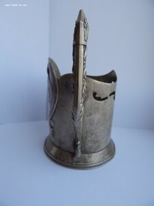 Подстаканник "Лошадь" Пискарев А. И. Серебро 84 проба.