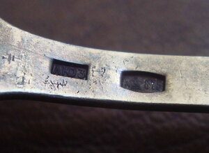 Набор чайных ложек. Серебро 875. СССР.