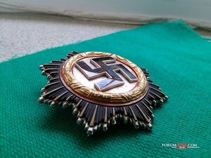 Золотой Немецкий Крест "Яичница" клеймо "20"