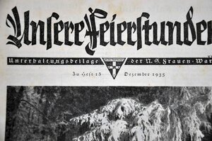 газета Nat. Soz. Frauenschaft. 1935