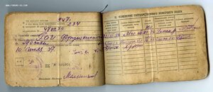 Паспорт на первое авто М.В. Исаковского