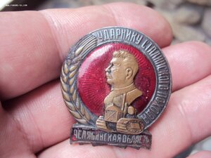 Знак Ударнику Сталинского похода  Челябинская область.