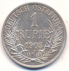 1 рупия 1905 г. Германская Восточная Африка,