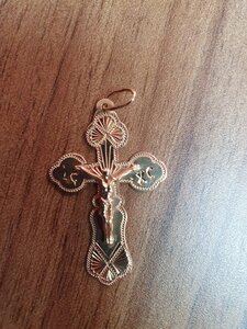 Крест 585 проба 2,29 г