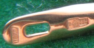 Серёжки 585 пробы
