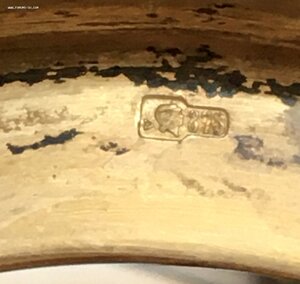 Серебряный подстаканник КУБАЧИ. СССР. Серебро 875 пробы.