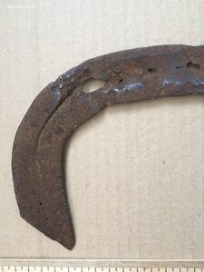 Шашка погнутая. Клеймо Златоуст.
