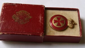 коробочка от ордена Святого Георгия на оружие