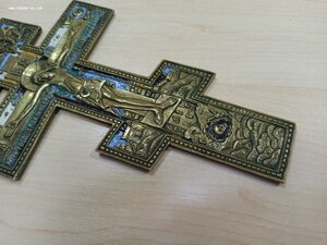 Распятие 5 цветов эмали (состояние!)