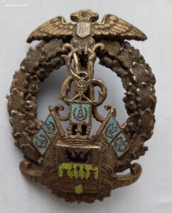 знак Кубанского казачьего войска. серебро