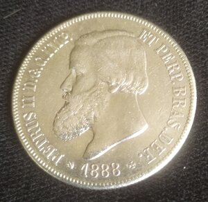 2000 реалов (рейсов) 1888 г. (Бразилия)