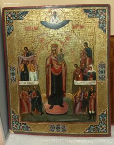 Икона по серебру Всем скорбящим радость