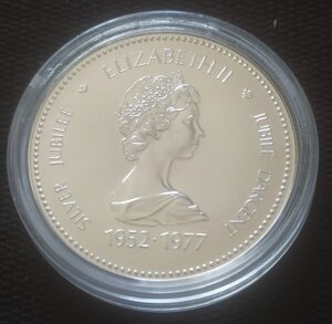 1 доллар 1977 (Канада) "Серебрен.юбилей"