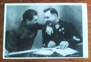 Сталин с Ворошиловым (фото 1935 г.)