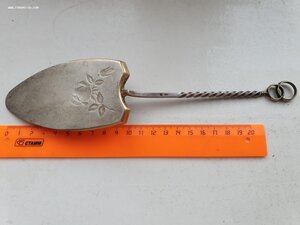 Свадебная Лопатка для торта 80 гр. Проба 916 по ФИКС