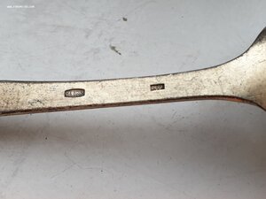 Набор чайных ложек "Весна" в коробке. 131,7 гр. Проба 875.