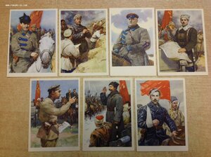 Герои Гражданской войны -красивые.. Поглядите..
