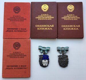 Ордена Материнской Славы на доках