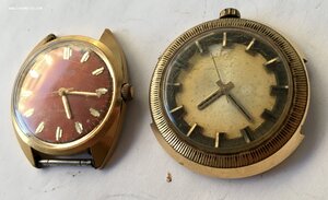 Позолоченные часы СССР. АУ-20, АУ-10 и т.д.