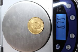 10 гульденов 1911 г. Нидерланды, золото 900пр.