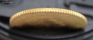 10 гульденов 1911 г. Нидерланды, золото 900пр.